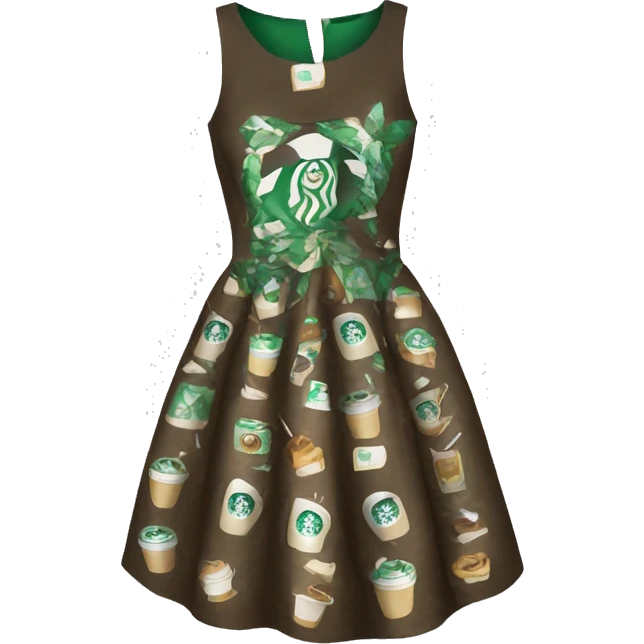 Starbucks dress emoji