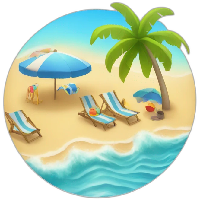 BEACH AND SUMMER emoji