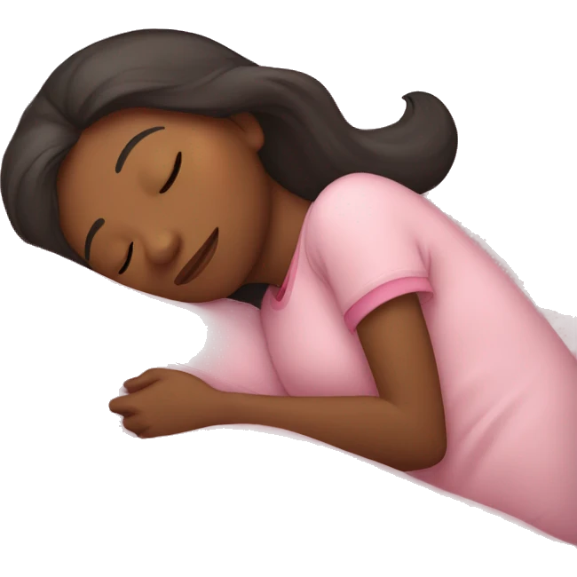 Girl sleeping  emoji