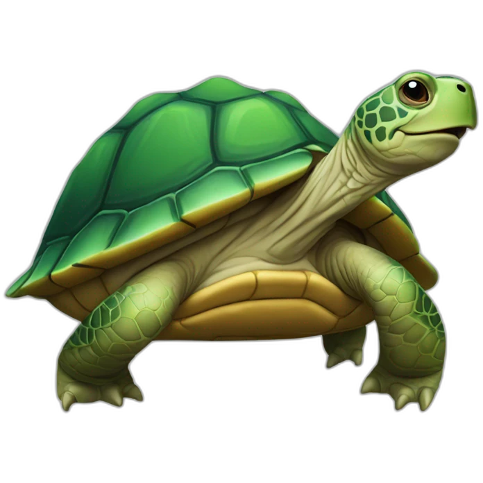 tortue motivée emoji