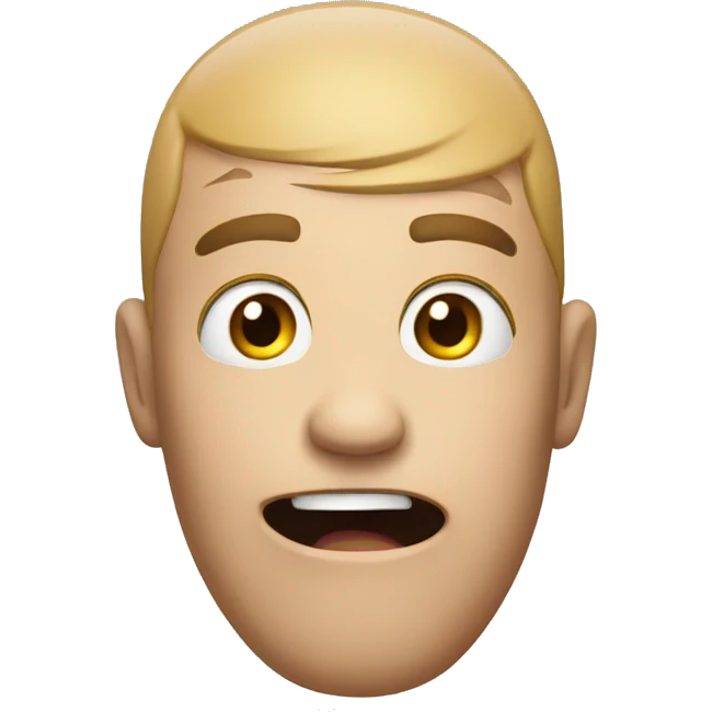 Happy shock emoji