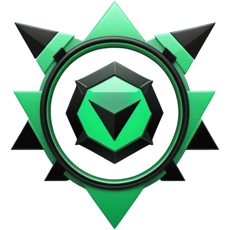  Black And Green Cyber Aesthetic Deco emoji