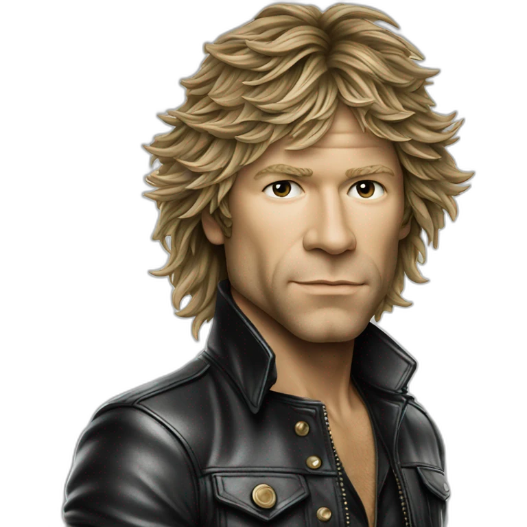 Bon Jovi Slippery when wet album cover emoji
