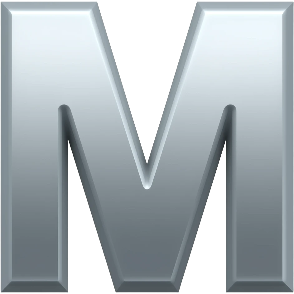 Make a M in the same stile emoji