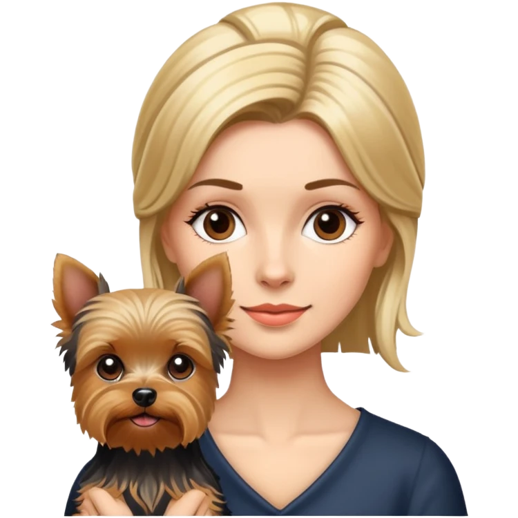 Woman with yorkshire emoji
