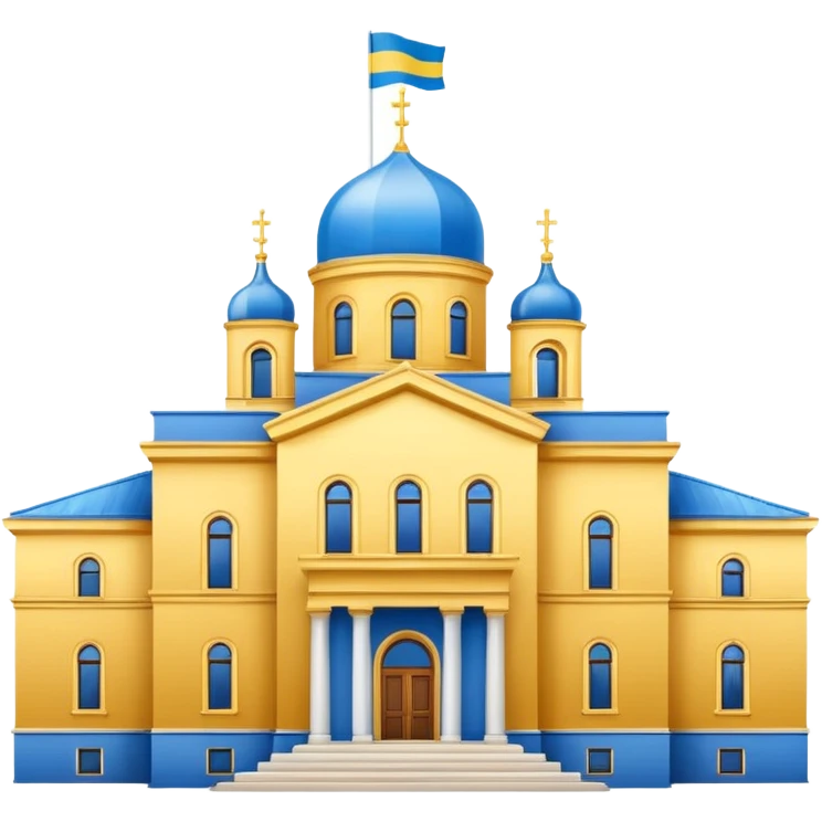 make the png emoji of the great state building of Ukraine emoji