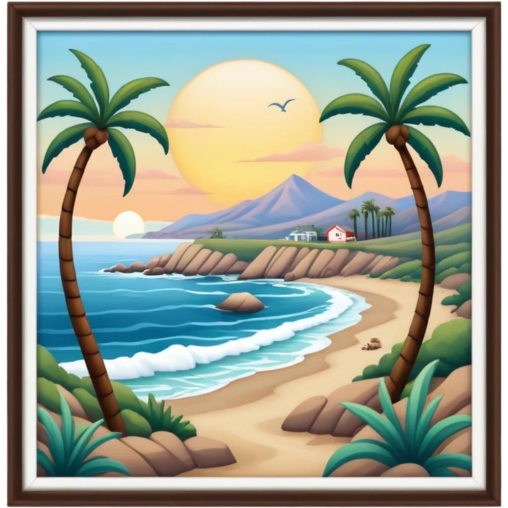 Wild, California, by the sea emoji