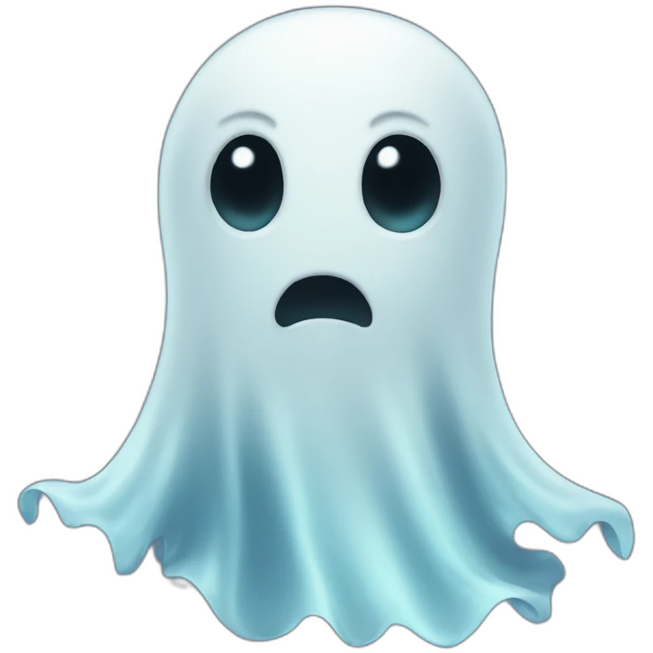 a cute spooky ghost emoji
