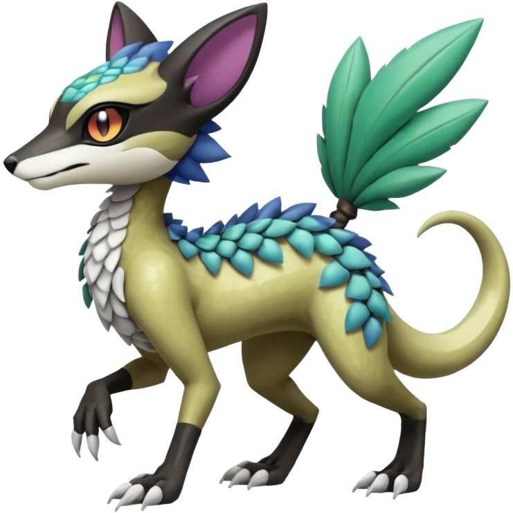 Meloetta-Cacomistl-Vernid-Trico-Sergal-Protogen-Primagen-Pokémon-Fakémon-creature emoji