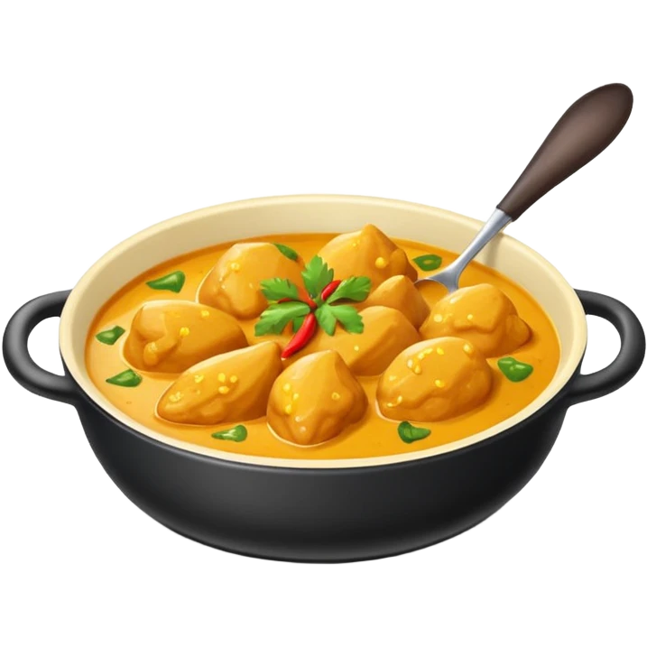 Chicken curry emoji