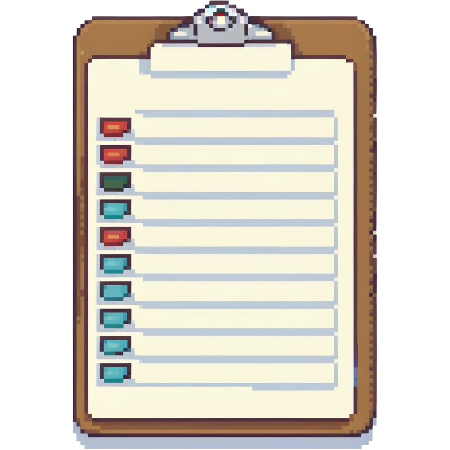 clipboard with list emoji