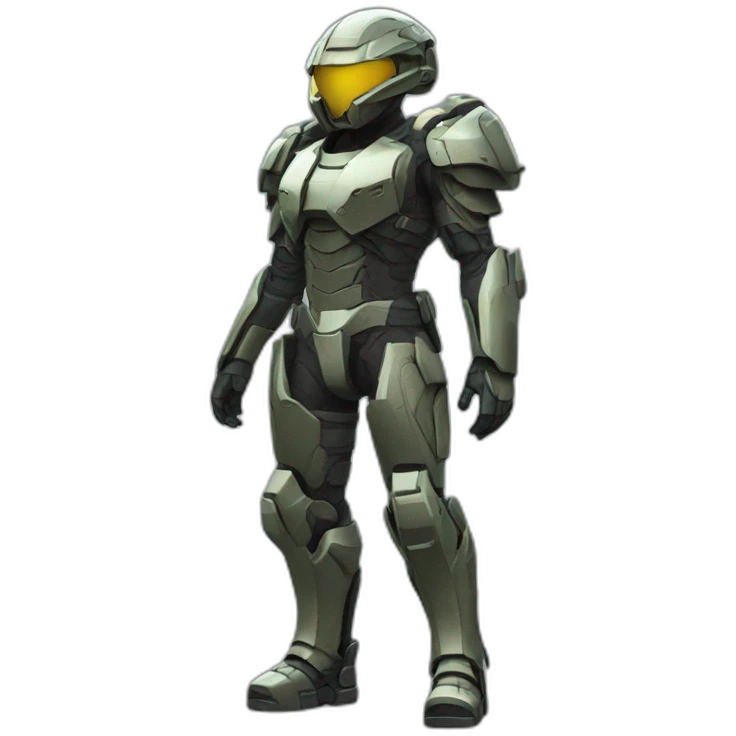 futuristic Reconnaissance Armor body emoji
