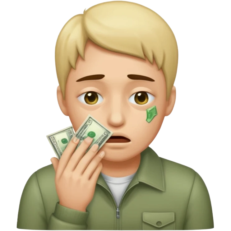 money eyes vomiting emoji