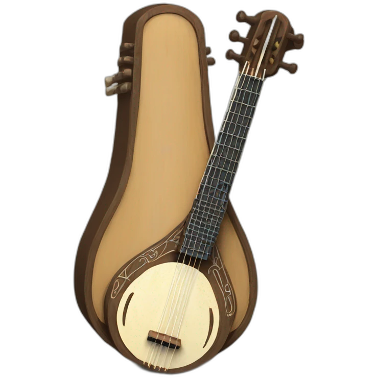 Erlandskian Terminian Mongolian String Instrument Ethnic emoji