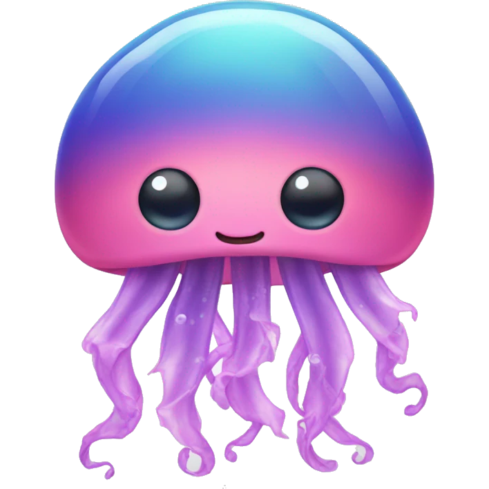 jellyfish with bow emoji