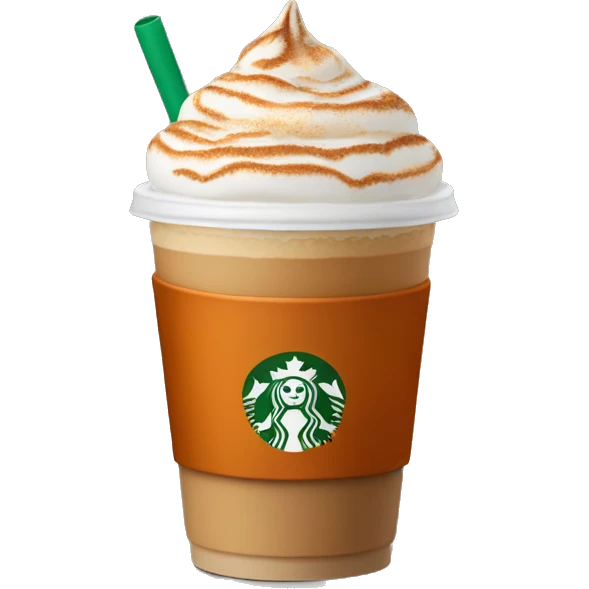 Starbucks Pumpkin Spice Latte emoji