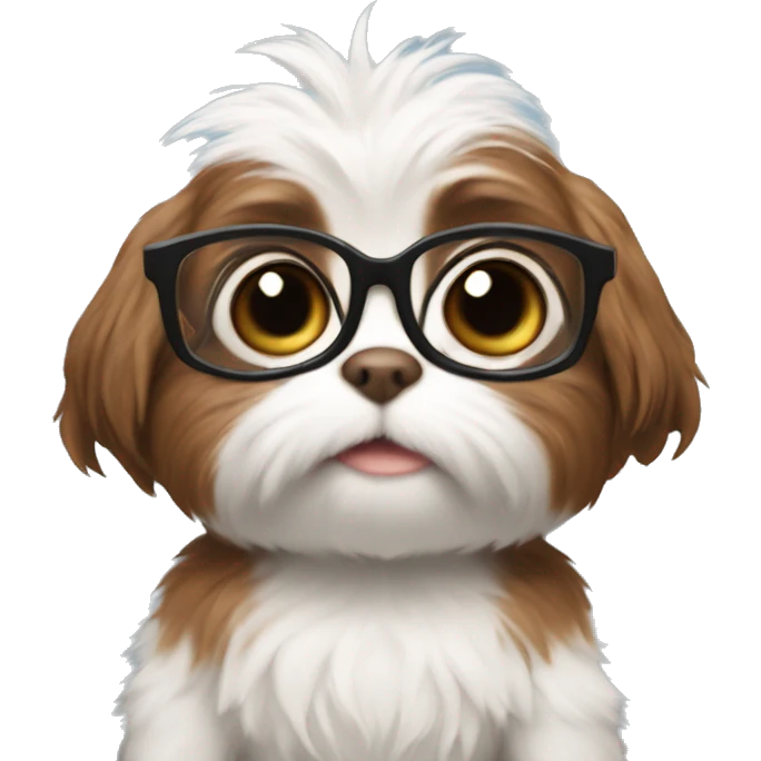 Cute and real gizmo from gremblins studying emoji