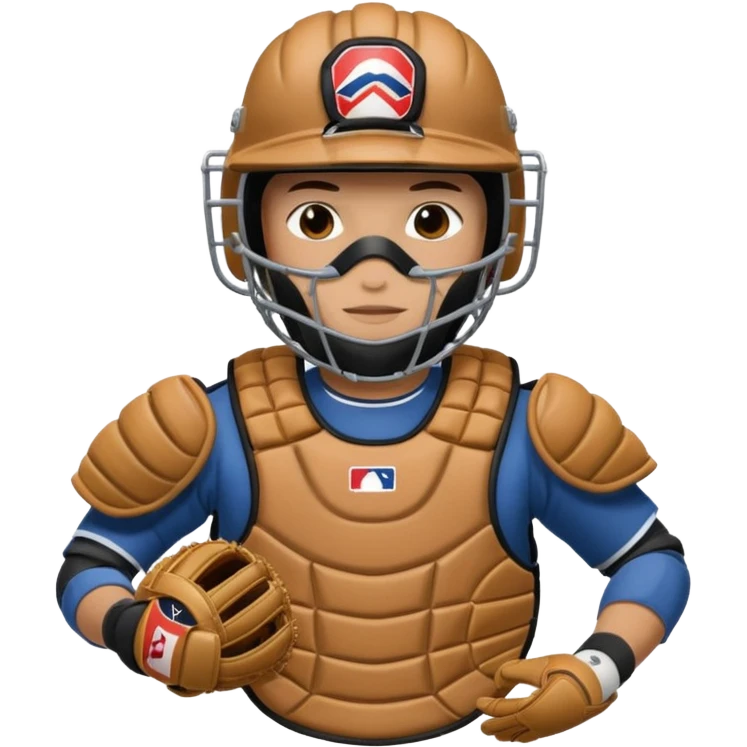 Baseball catcher emoji