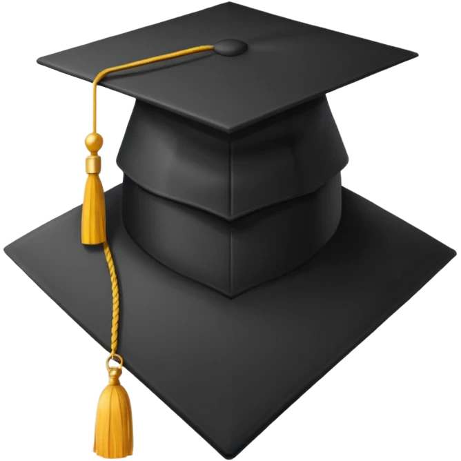 graduate cap digital emoji