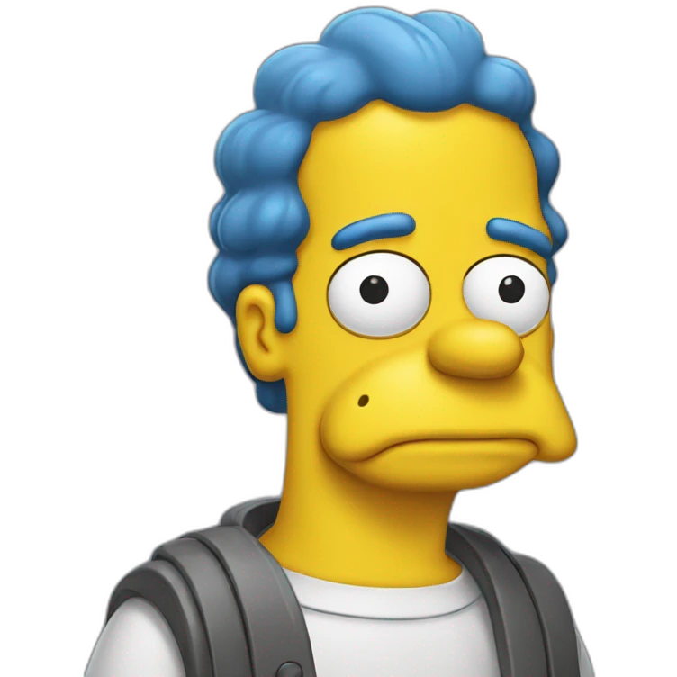 Omer simpsons qui fume emoji