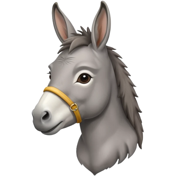 un burro en genero femenino emoji