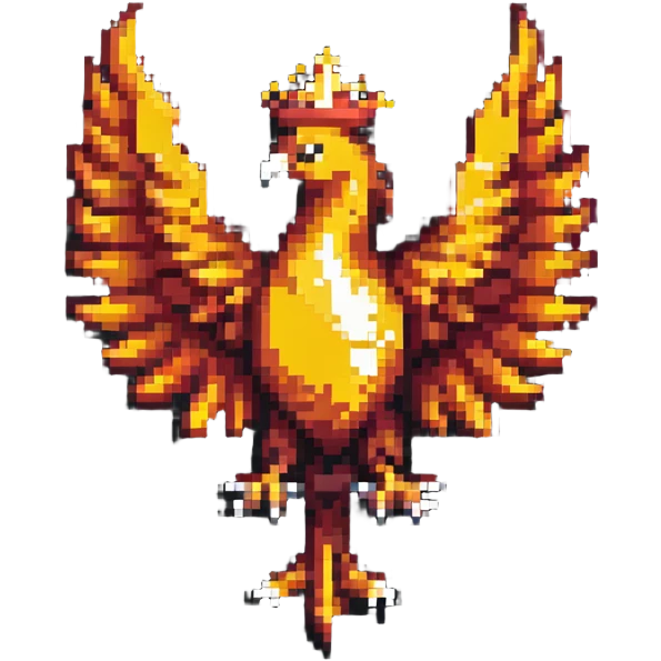 crowned phoenix emoji