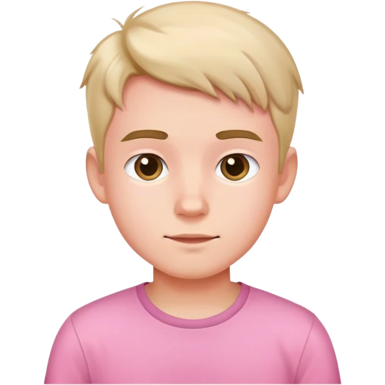 buat cowo yang bertampilan imut dan memakai baju pink emoji