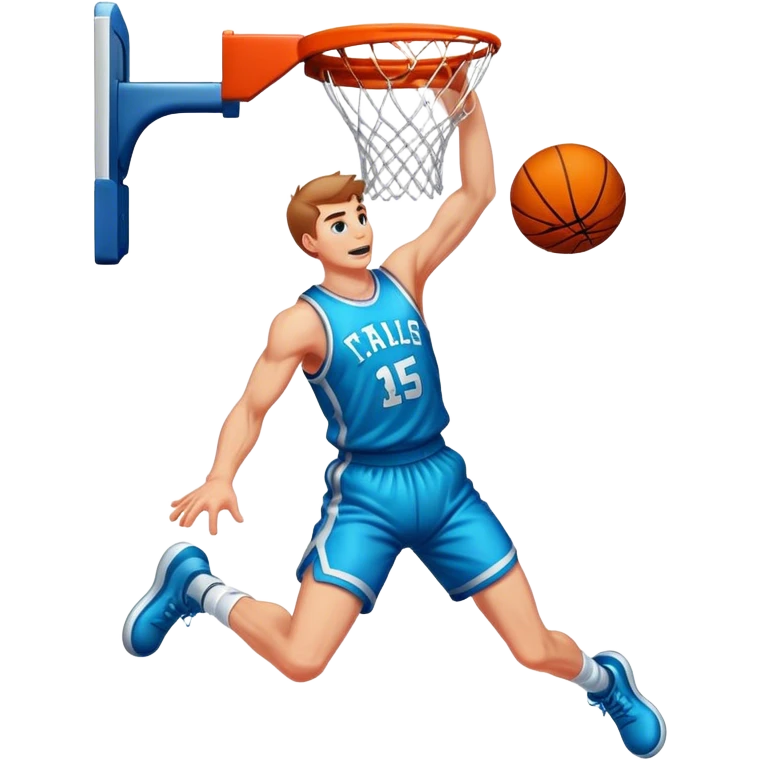 iceman dunking the basketball emoji
