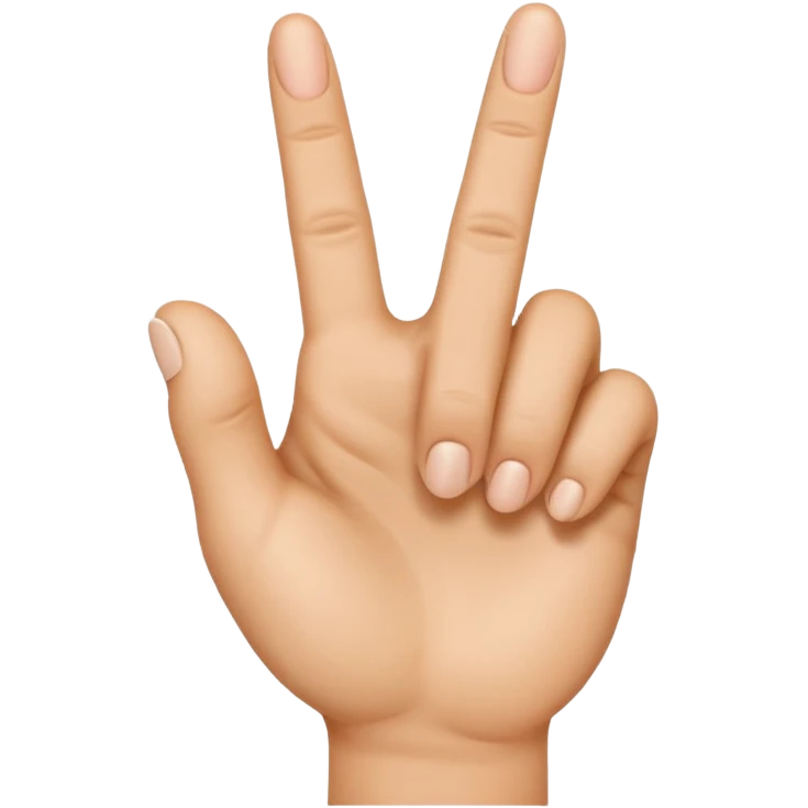 emodji de mains réaliste faisait doigt d’honneur emoji