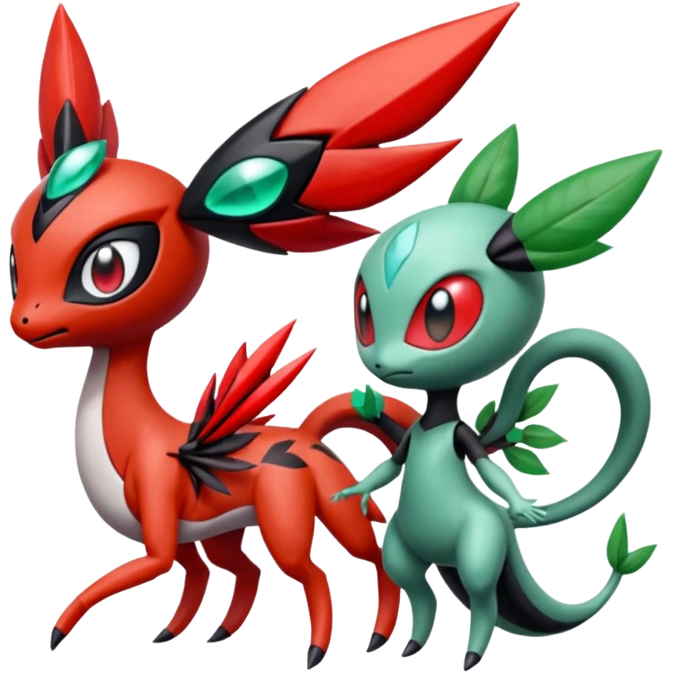 Meloetta-Yveltal-Scizor-Pokémon-Fakémon-creature emoji