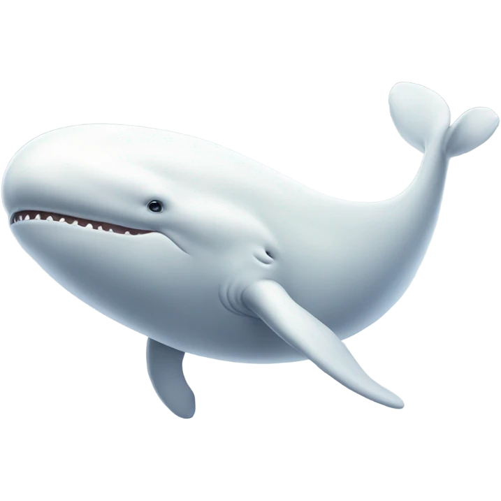 white whale , underside emoji