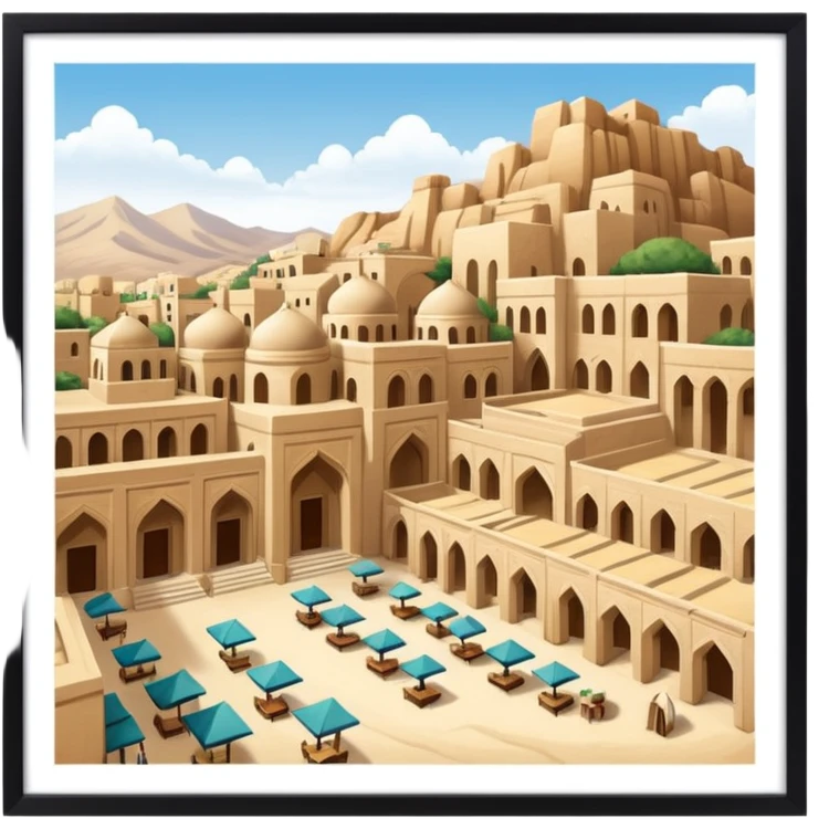 ancient persian city, no frame emoji