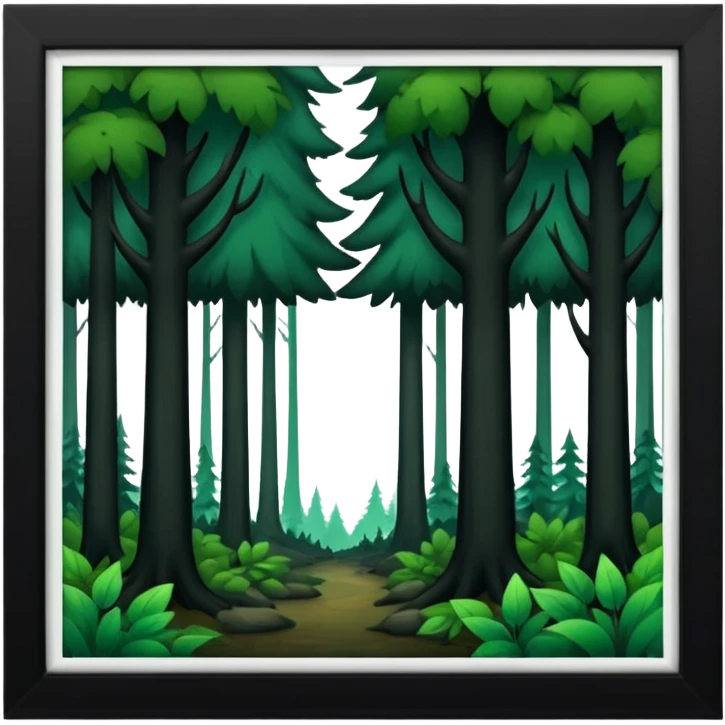 dark forest emoji