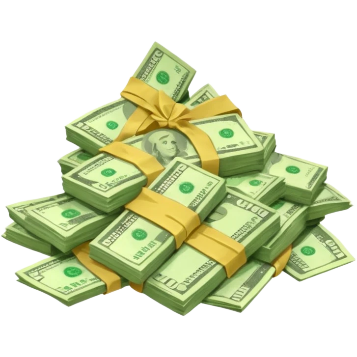 Dinheiro pouco emoji