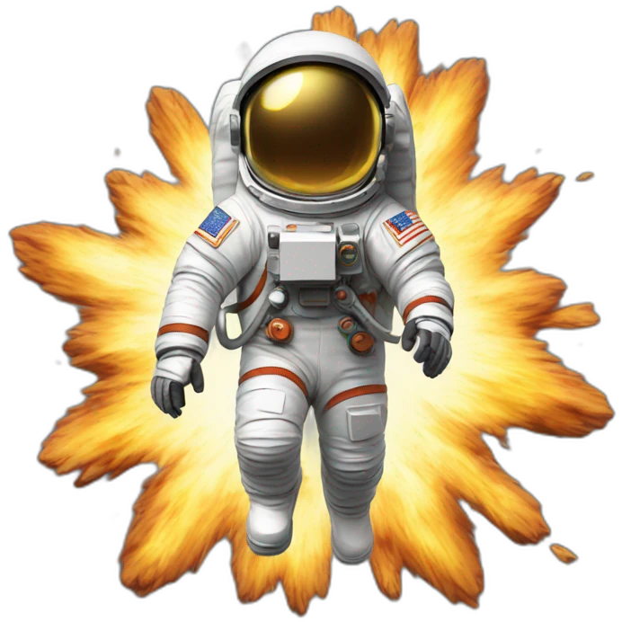 explosion astronaut emoji