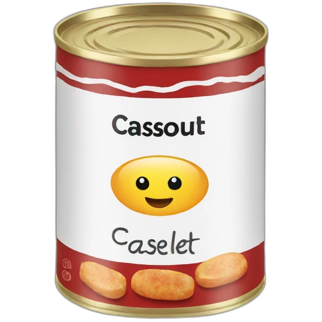 Can of cassoulet emoji