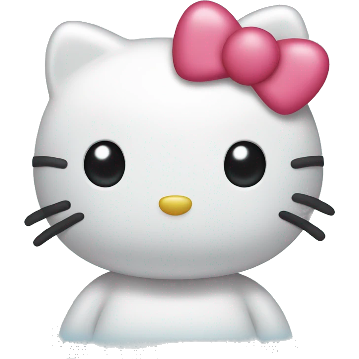hello kitty with heart eyes emoji