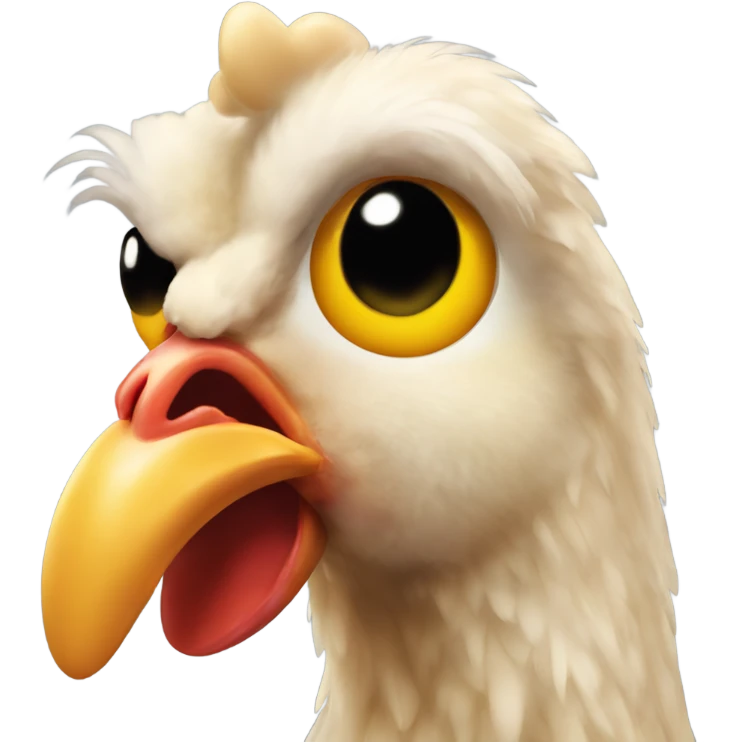 Chicken on FaceTime  emoji
