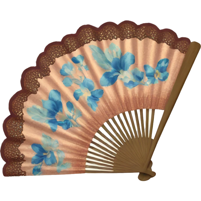 Hand fan emoji