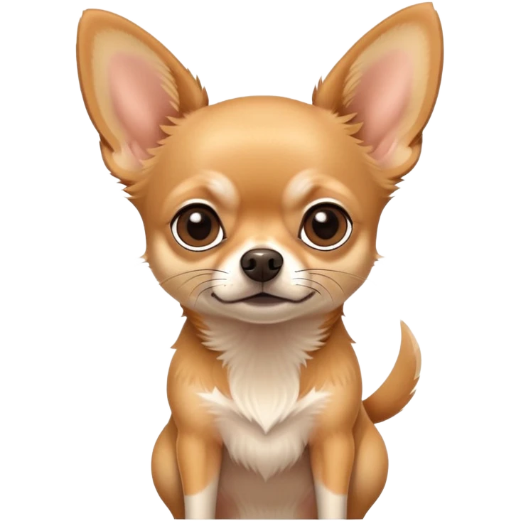 Tan chihuahua  emoji