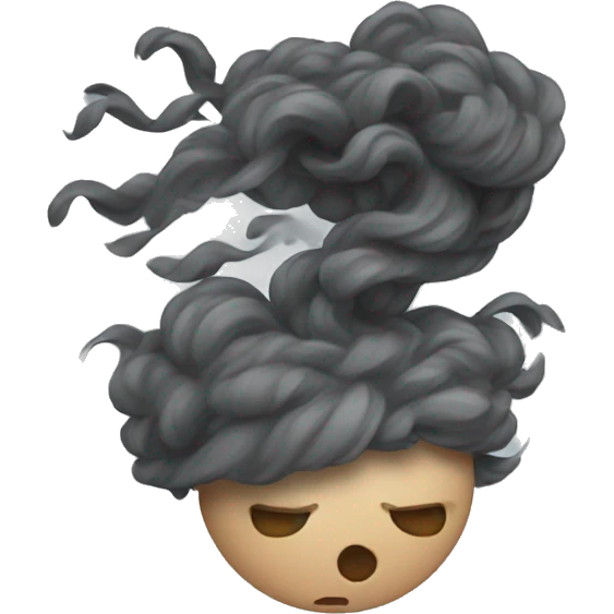 windy weather emoji
