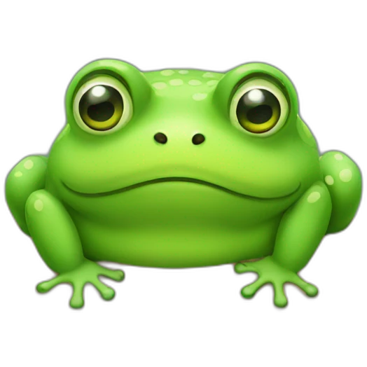 Fat frog emoji