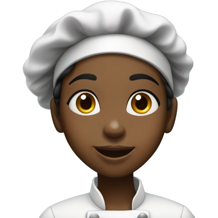 black girl chefs kiss emoji
