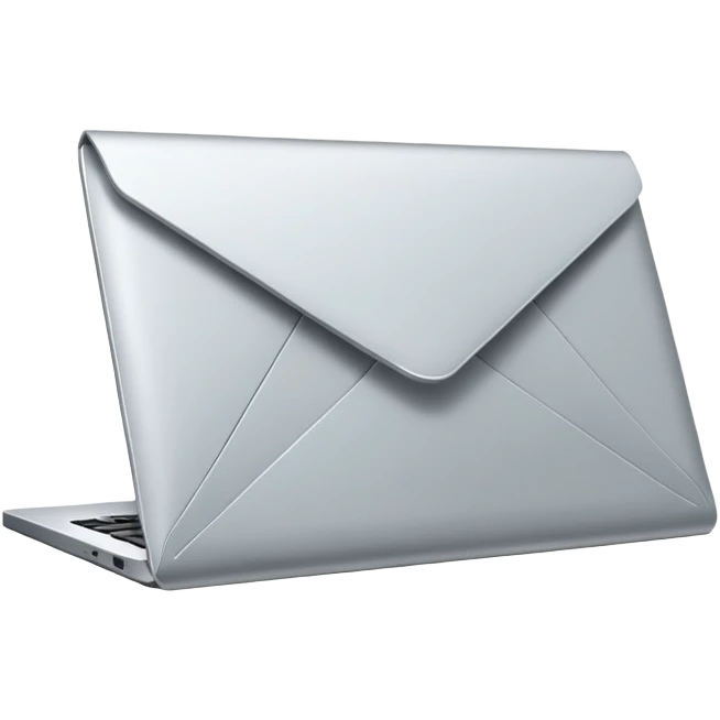 envelope digital laptop emoji