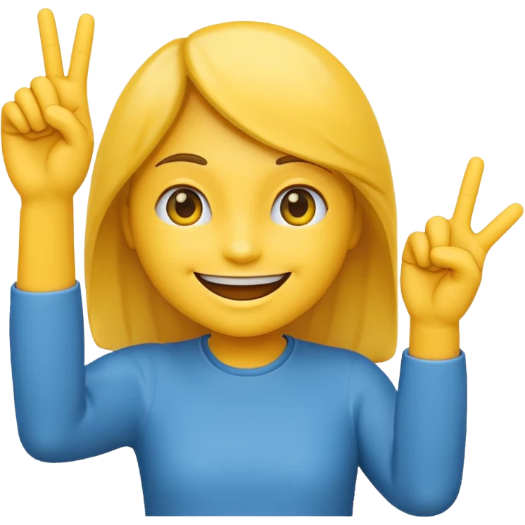 Emoji doing L7 gesture emoji