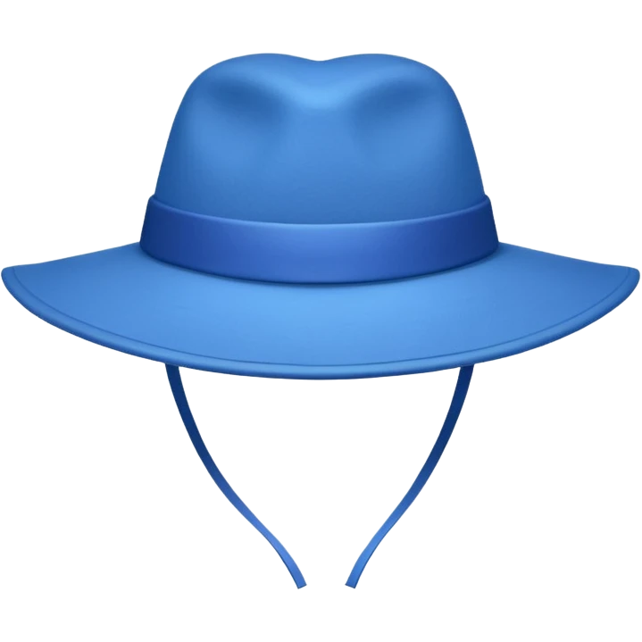 Şapka mavi emoji