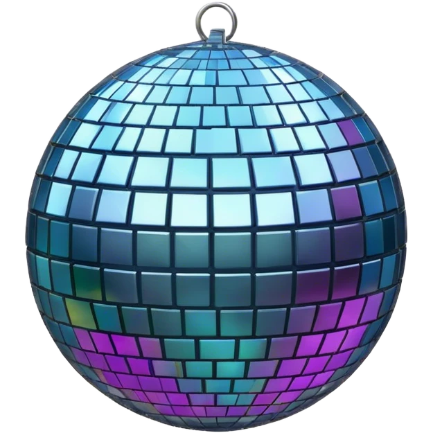 Black disco ball  emoji