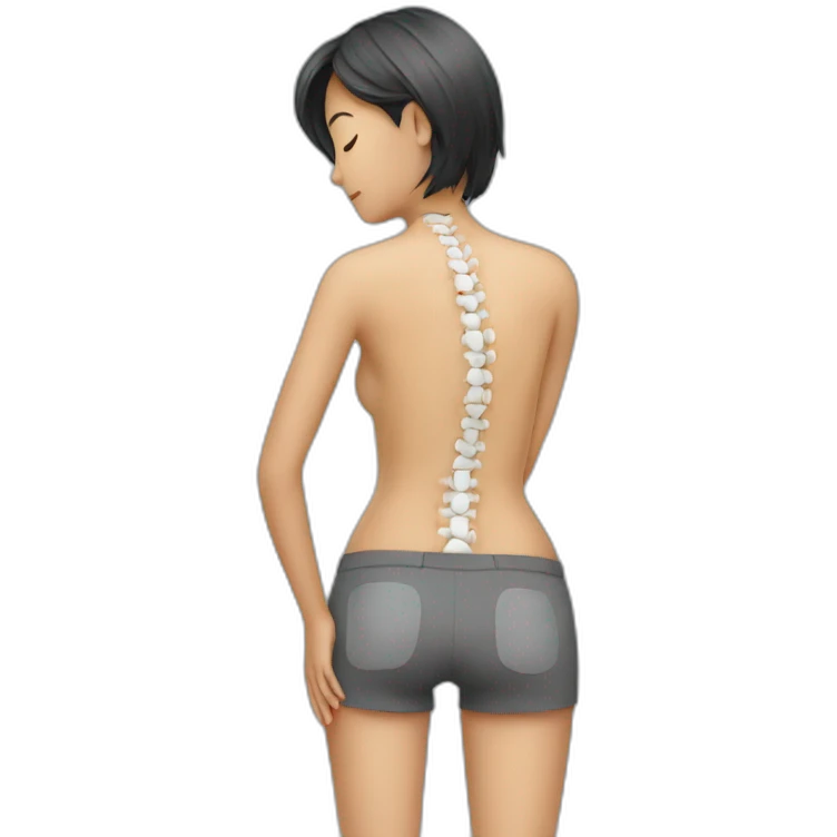 Back pain girl emoji