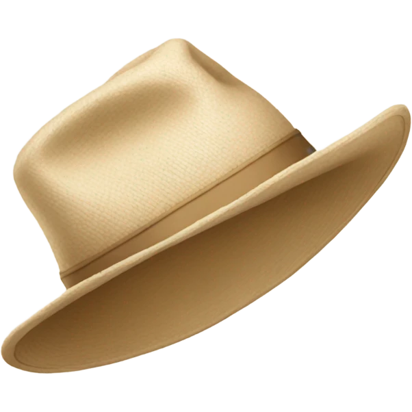 Beige hat emoji
