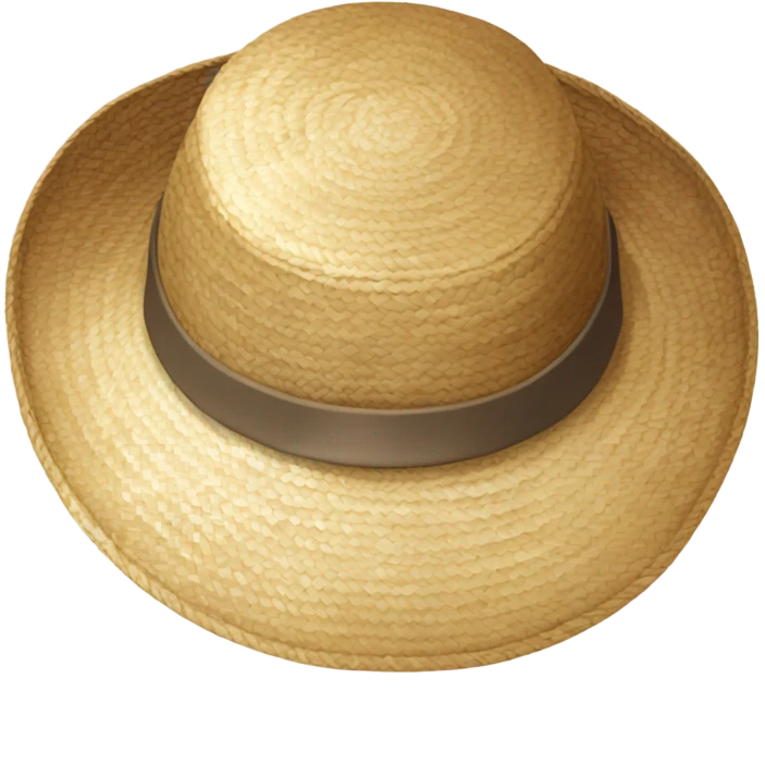 asian farmer hat emoji